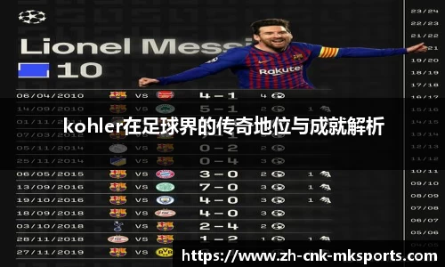 kohler在足球界的传奇地位与成就解析